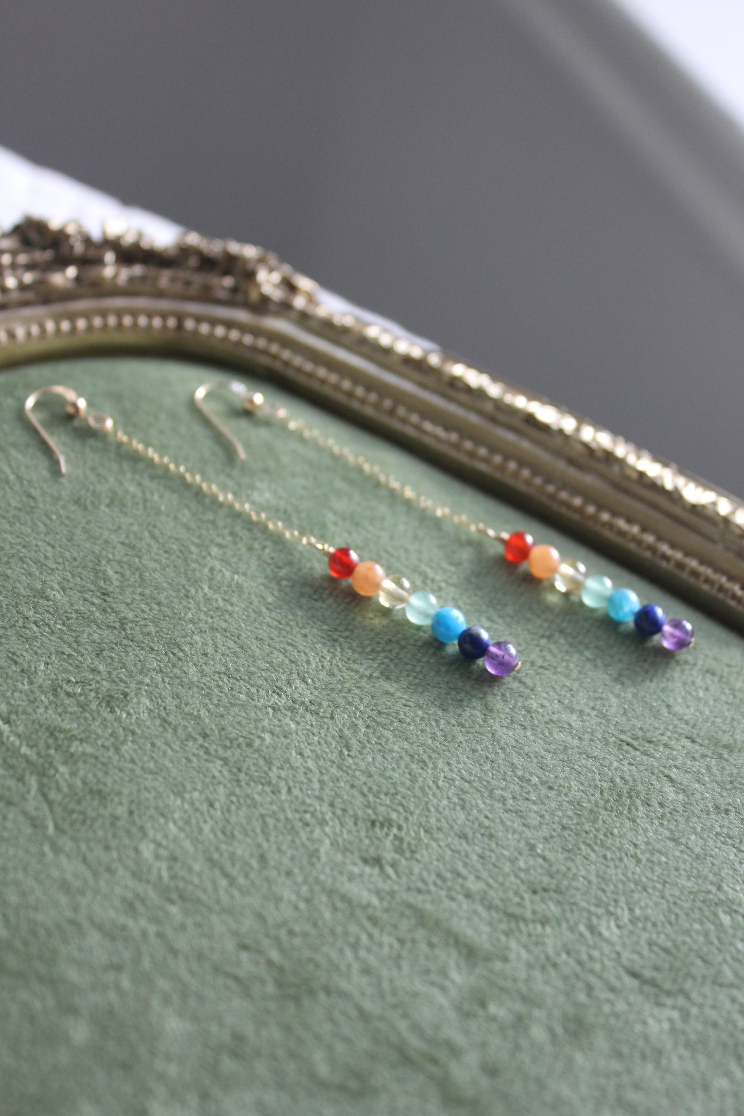 Rainbow Drop Earrings