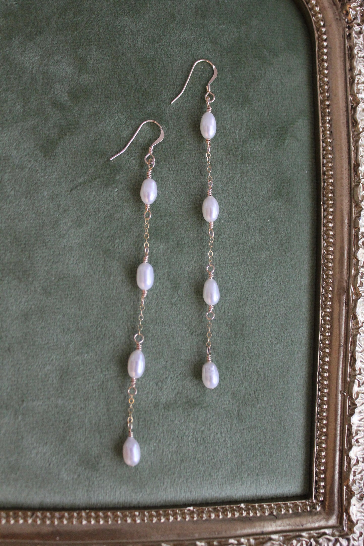 Four Pearl Earrings