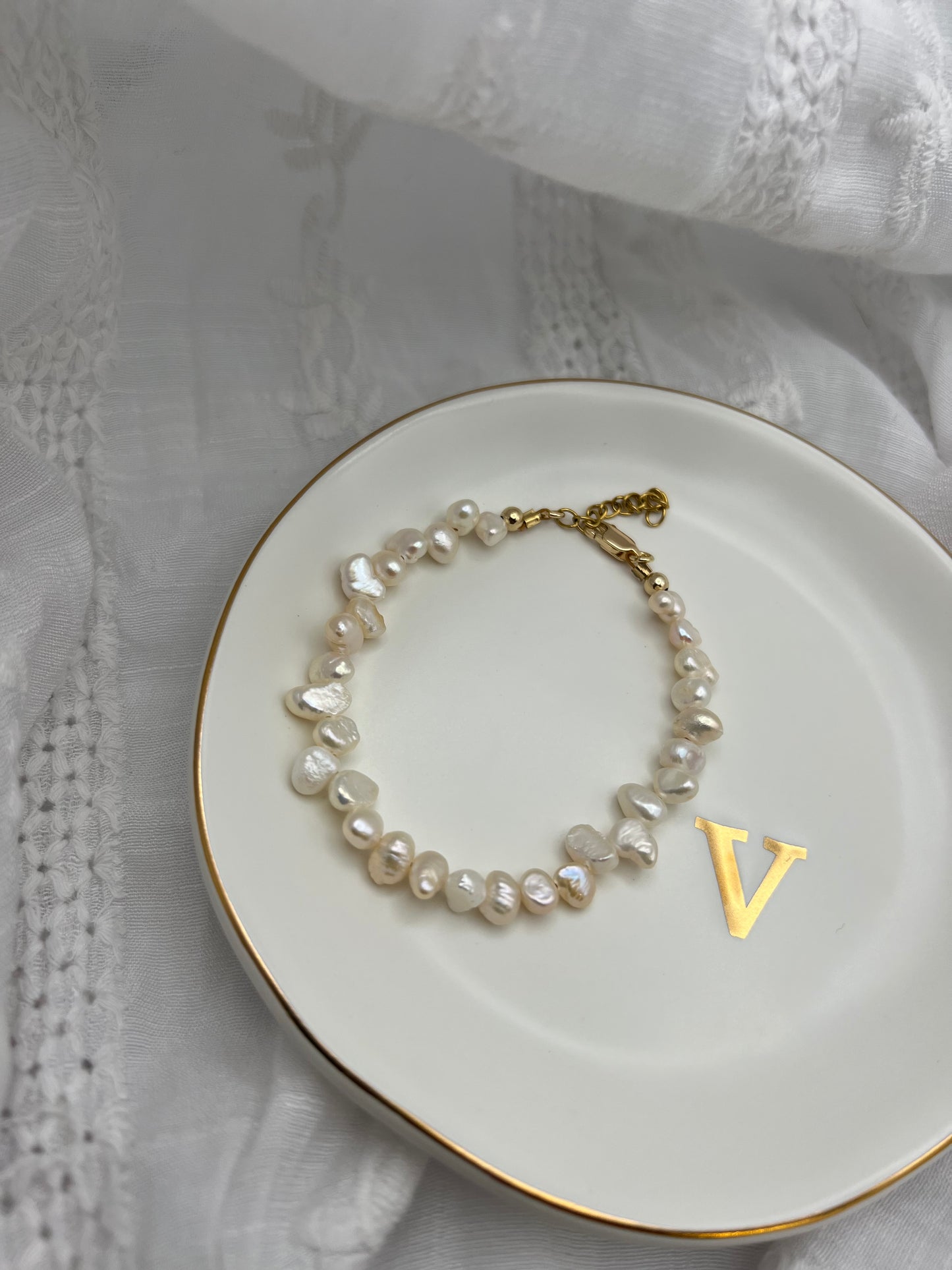 Keishi Pearl Bracelet