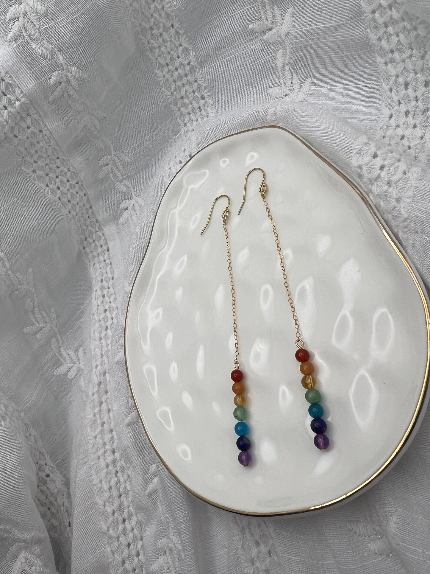 Rainbow Drop Earrings