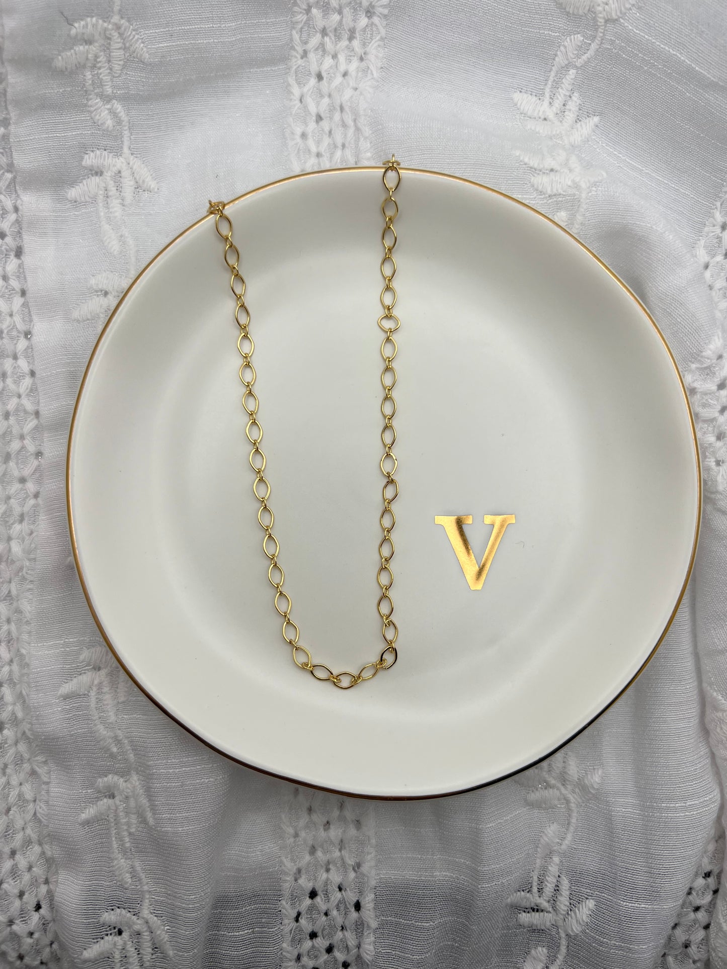 Oval Link Chain Necklace