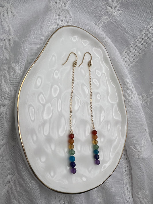 Rainbow Drop Earrings