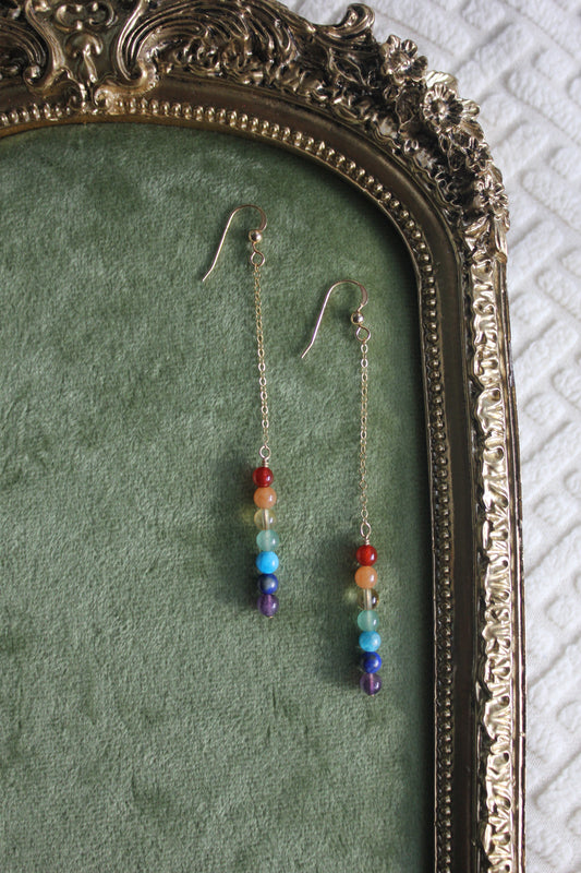 Rainbow Drop Earrings