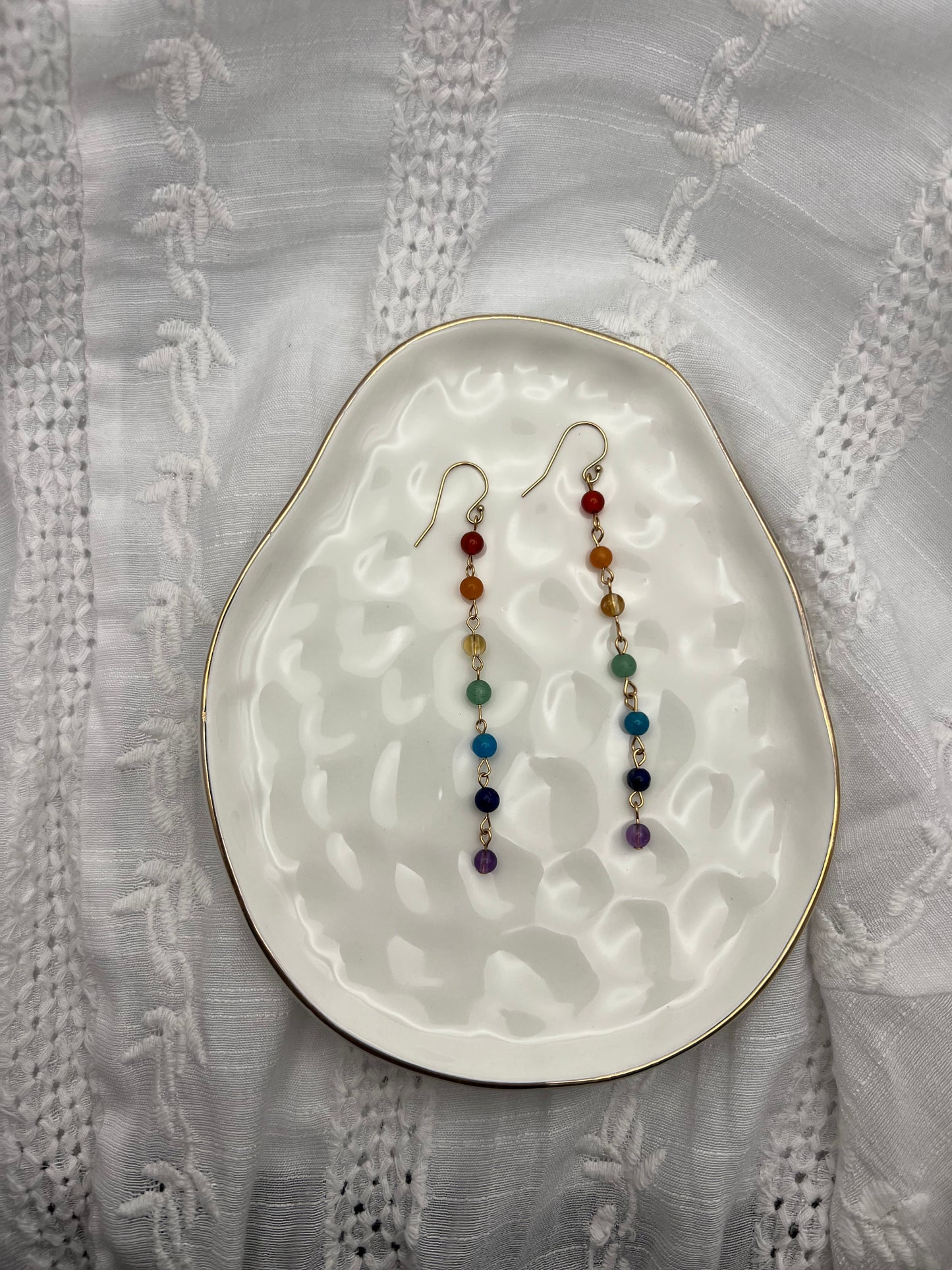 Linked Rainbow Earrings