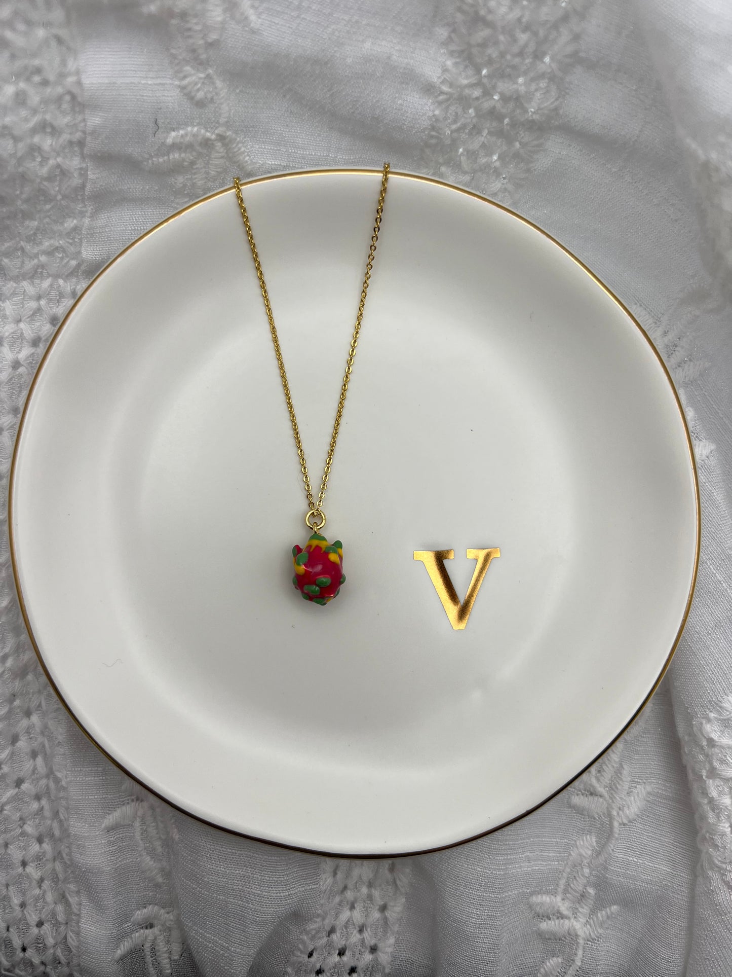 Fruit Charm Necklaces