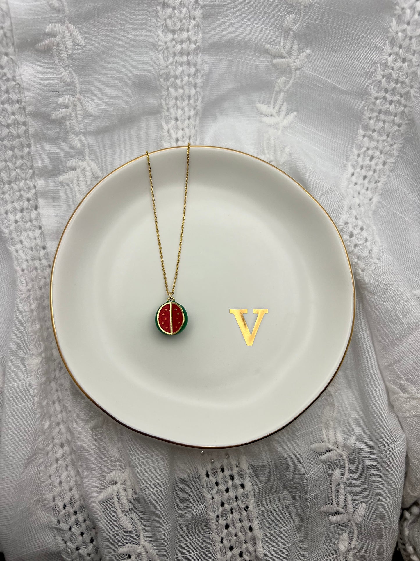 Fruit Charm Necklaces