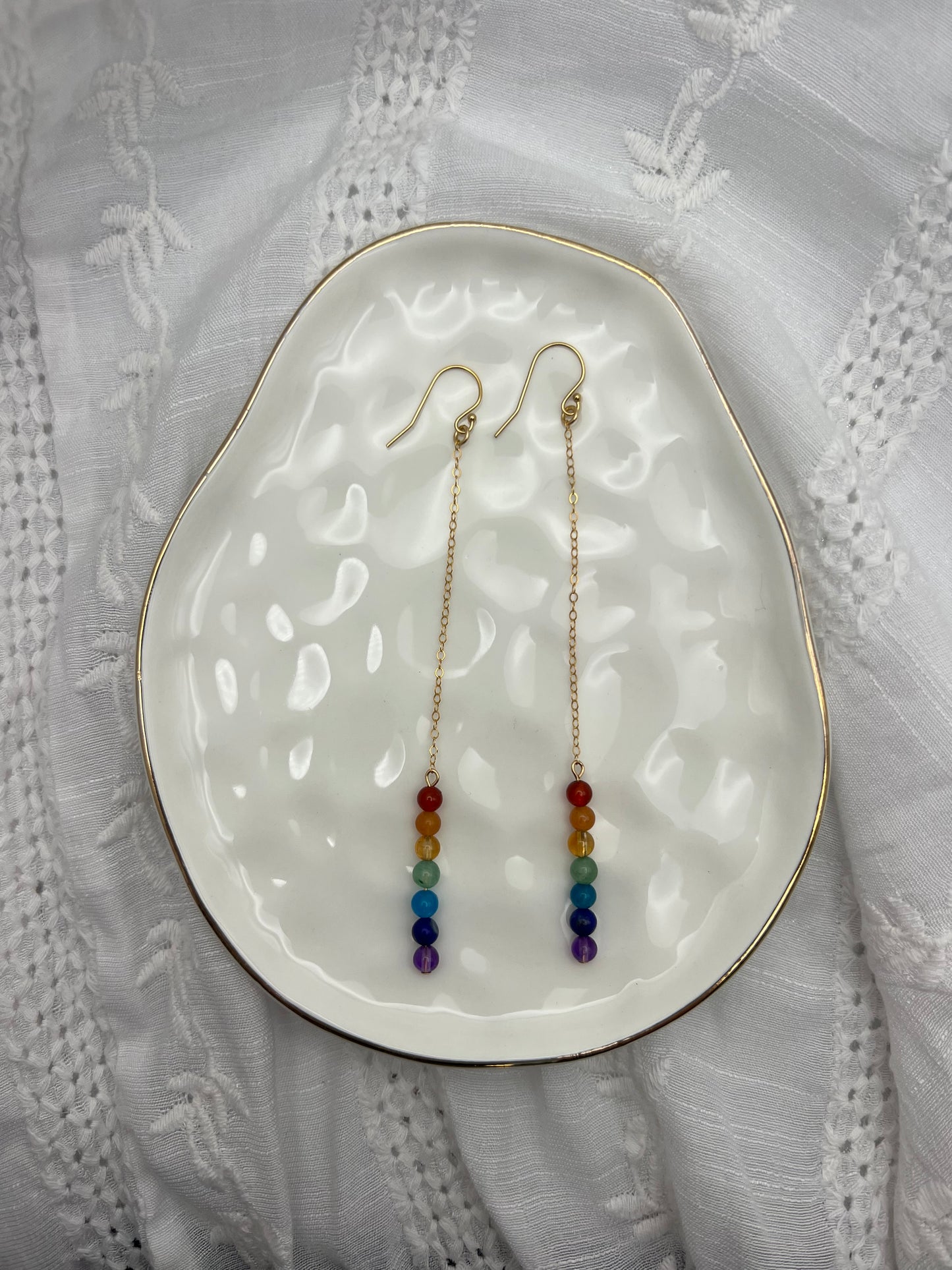 Rainbow Drop Earrings