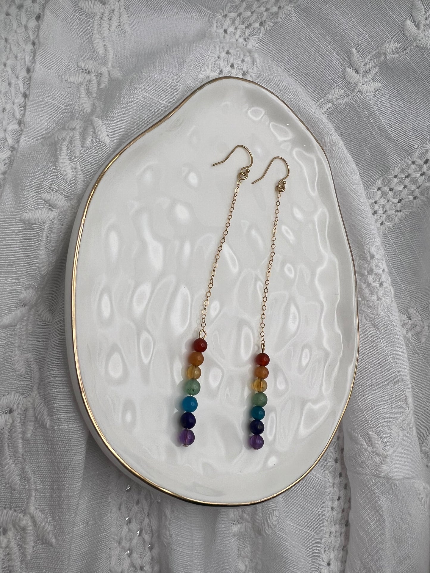 Rainbow Drop Earrings